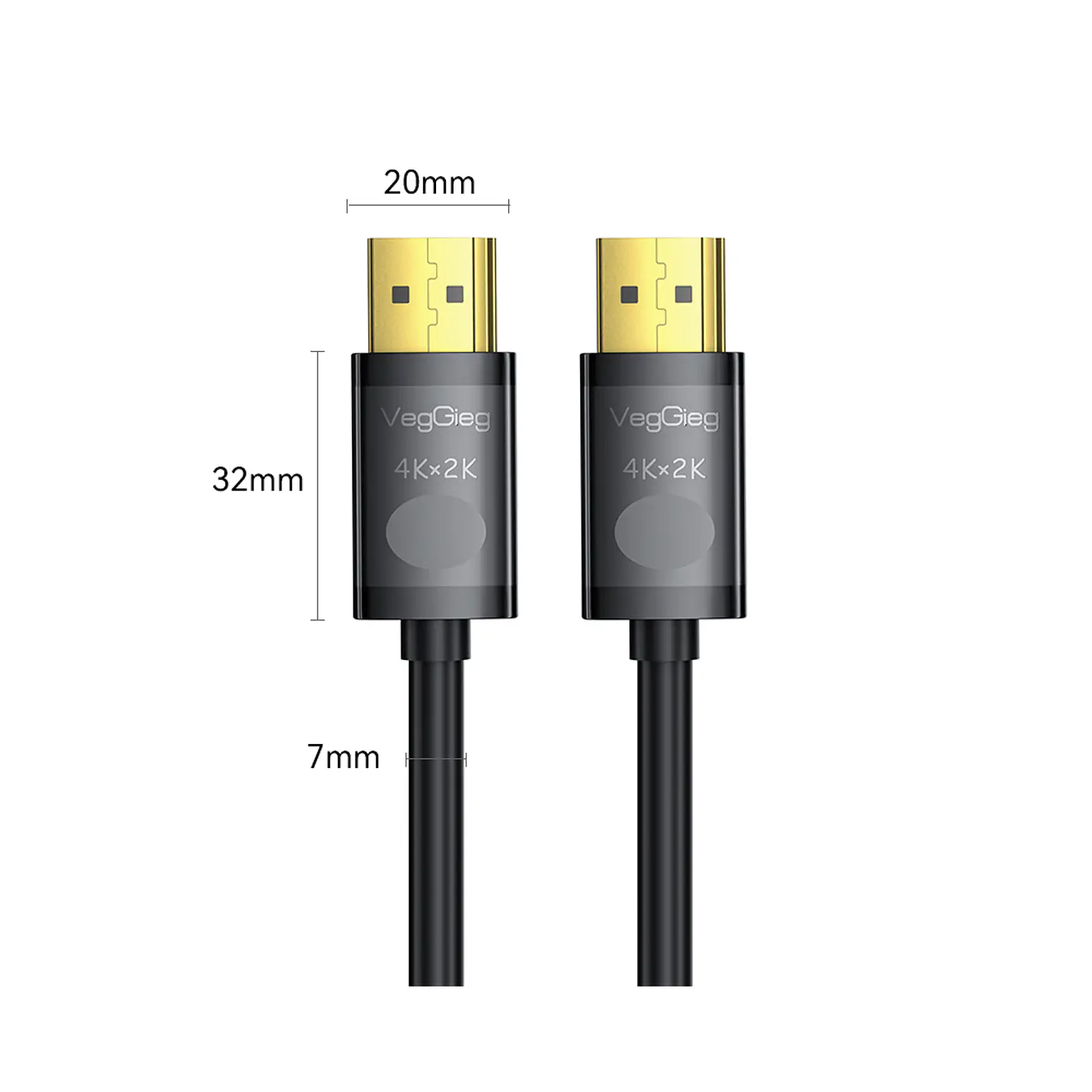 Cable DisplayPort Veggieg 4K 60Hz y 2K 144Hz 1.5 y 3 Metros  11