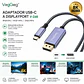 Cable Adaptador Usb-c A Displayport Veggieg 8k 60hz 4k 144hz - Miniatura 3