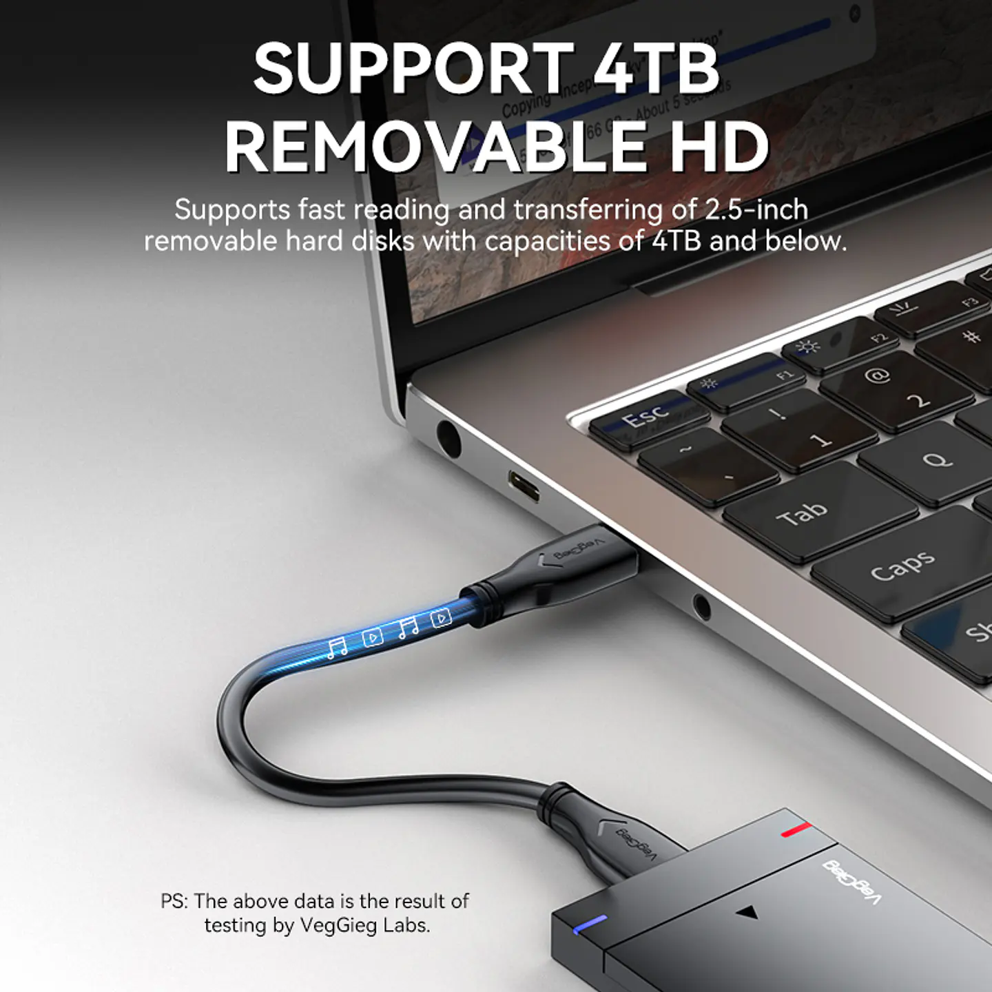 Cable Usb 3.0 A A Micro-b Veggieg V-u318 Para Disco Duro Hdd 3