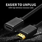 Cable Extensor HDMI 2.0 Veggieg 4K 60Hz Macho a Hembra - Miniatura 2