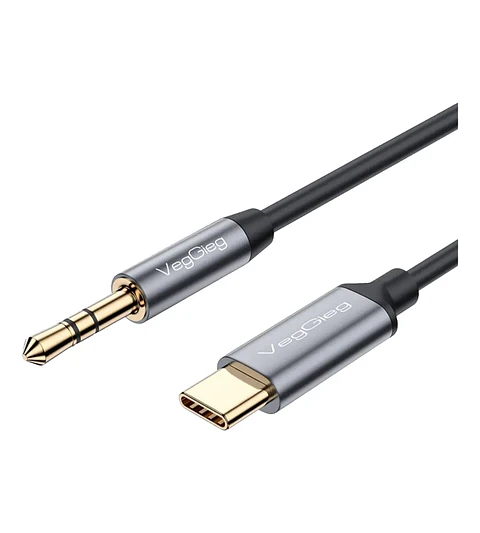 Cable Auxiliar De Audio Tipo C A Jack De 3,5 Mm Veggieg