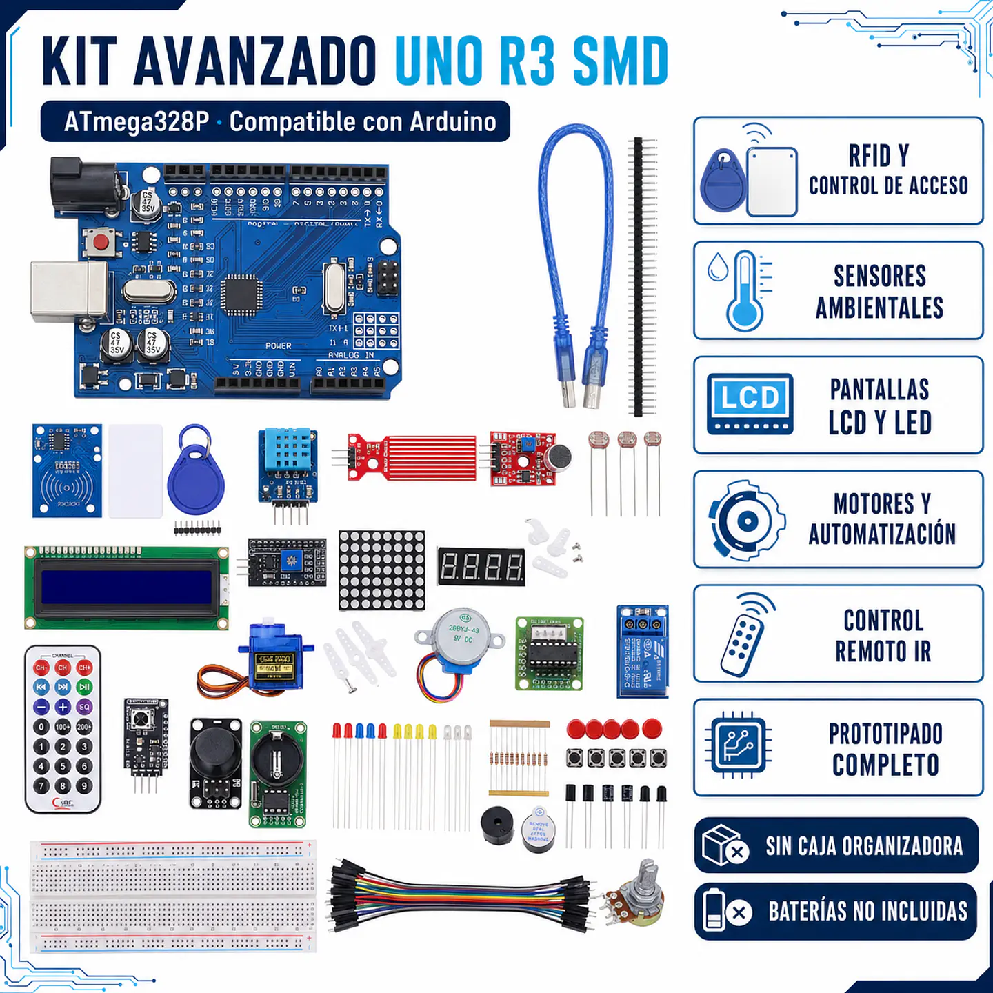 Super Starter Kit  Para Arduino Uno R3  Ciberes 2