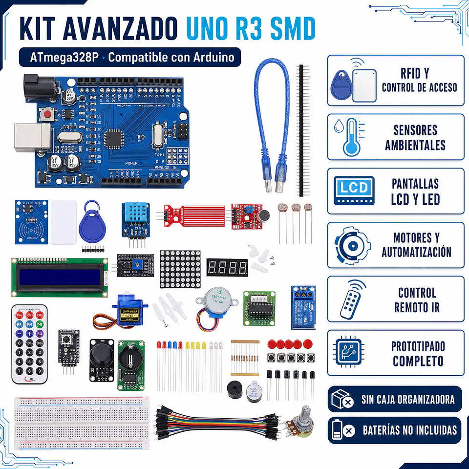 Super Starter Kit  Para Arduino Uno R3  Ciberes 2