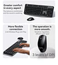 Kit Teclado Y Mouse Veggieg Mk700 Inalambrico Para Oficina - Miniatura 2