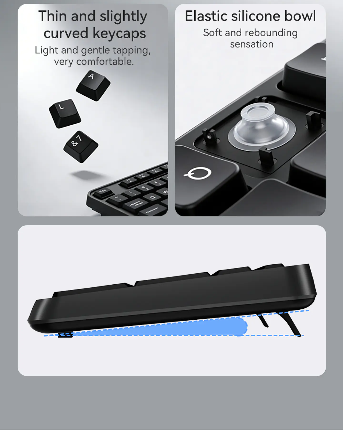 Kit Teclado Y Mouse Veggieg Mk700 Inalambrico Para Oficina 6