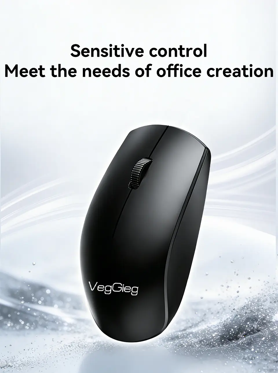 Kit Teclado Y Mouse Veggieg Mk700 Inalambrico Para Oficina 10