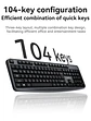 Kit Teclado Y Mouse Veggieg Mk700 Inalambrico Para Oficina - Miniatura 12