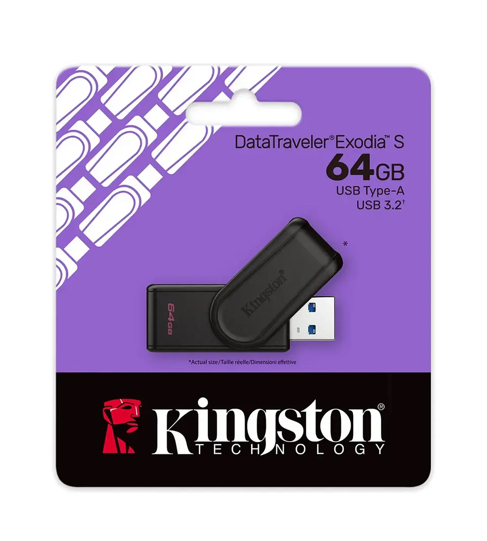 Pendrive Kingston DataTraveler Exodia S 64GB USB-A 3.2 Gen 1 1
