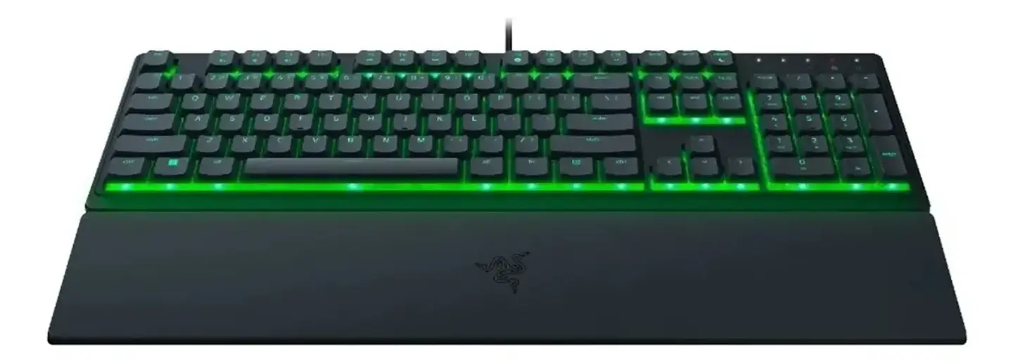 Teclado Gamer Razer Ornata V3 X Full Size Membrana Silenciosa Chroma RGB con Reposamuñecas Negro 4