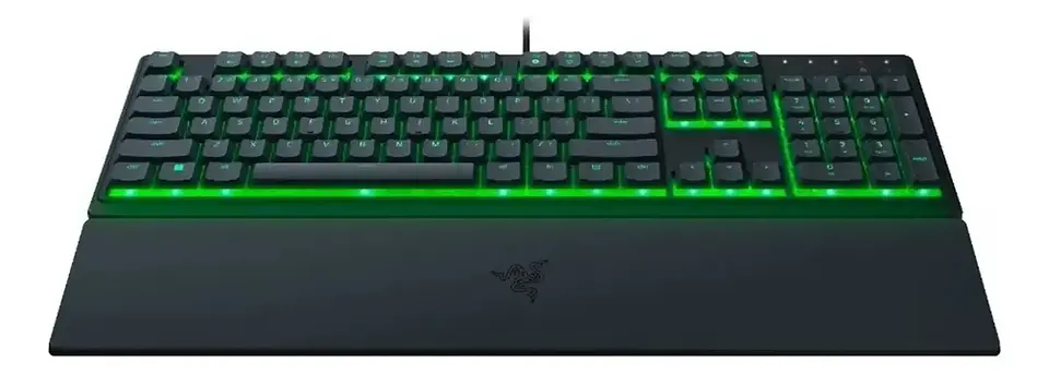 Teclado Gamer Razer Ornata V3 X Full Size Membrana Silenciosa Chroma RGB con Reposamuñecas Negro 4