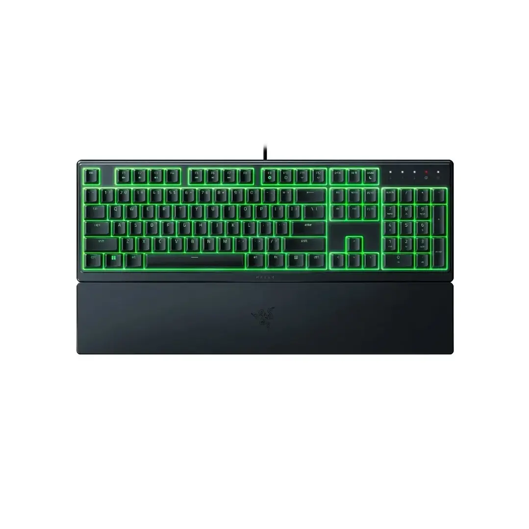 Teclado Gamer Razer Ornata V3 X Full Size Membrana Silenciosa Chroma RGB con Reposamuñecas Negro 1