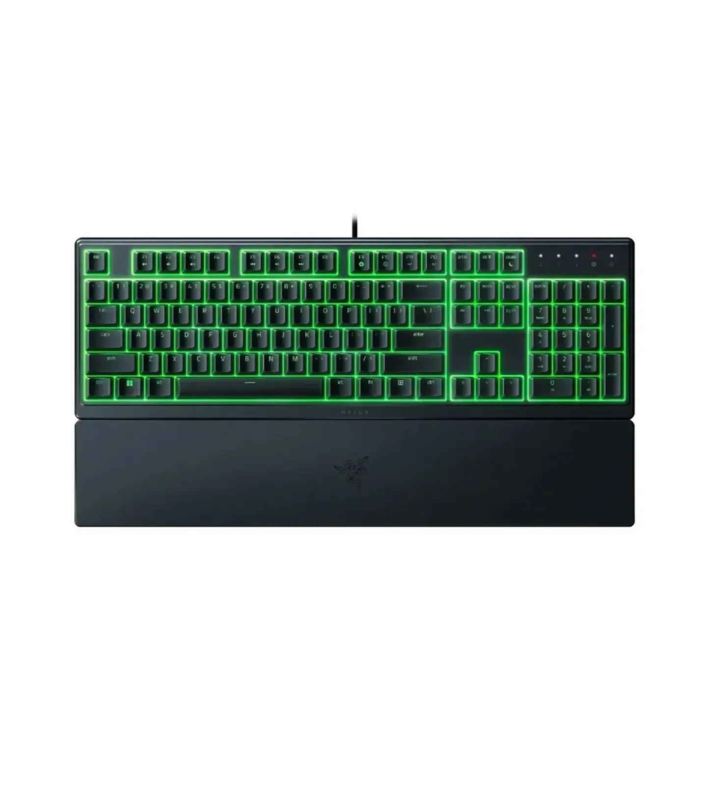 Teclado Gamer Razer Ornata V3 X Full Size Membrana Silenciosa Chroma RGB con Reposamuñecas Negro 1
