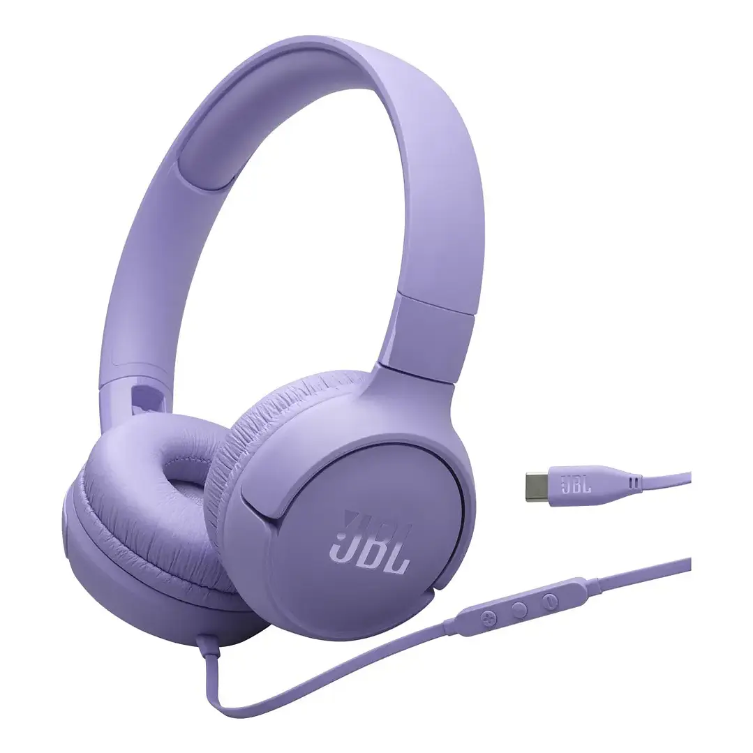 Audífonos Cableados JBL Tune 520C USB-C On-Ear Hi-Res Pure Bass con Micrófono y Control 10