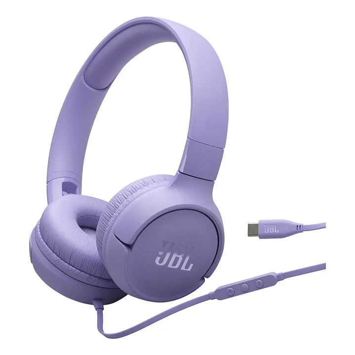 Audífonos Cableados JBL Tune 520C USB-C On-Ear Hi-Res Pure Bass con Micrófono y Control 10