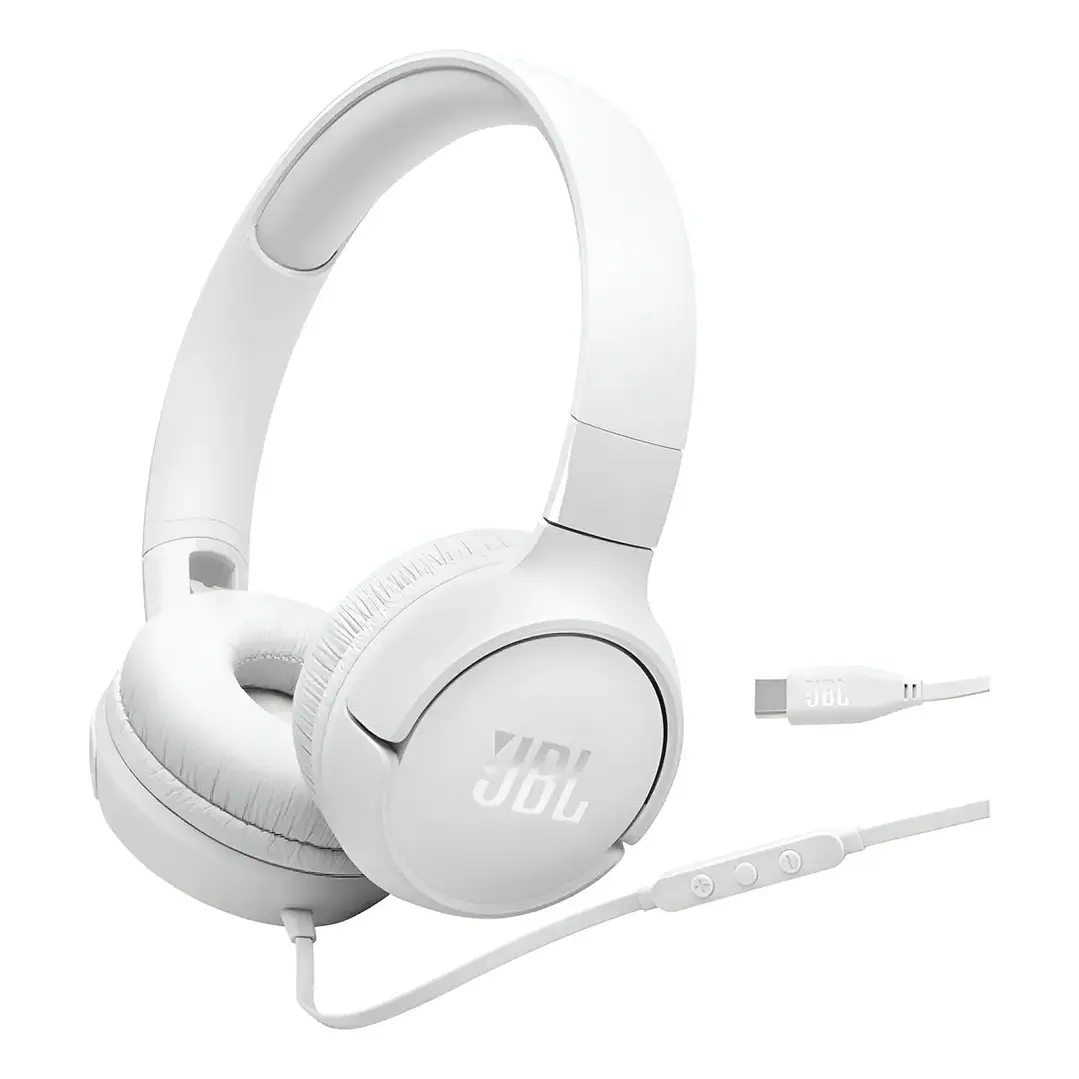 Audífonos Cableados JBL Tune 520C USB-C On-Ear Hi-Res Pure Bass con Micrófono y Control 13