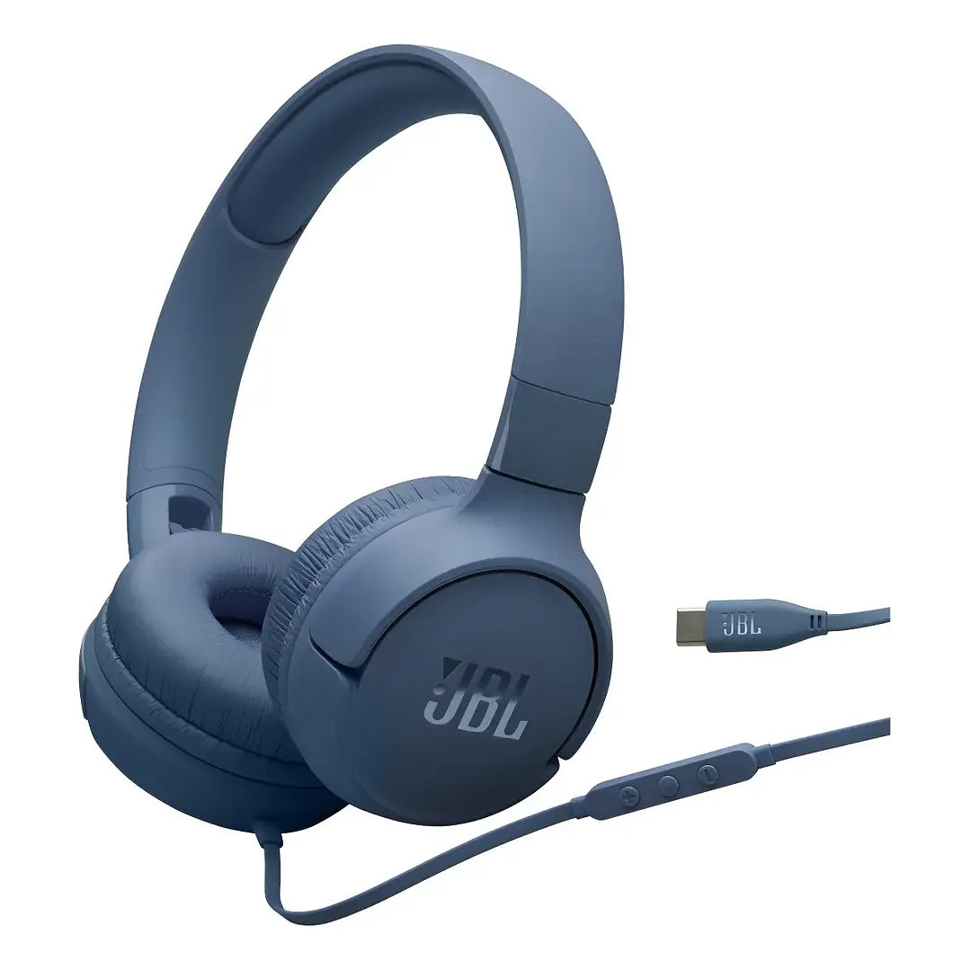Audífonos Cableados JBL Tune 520C USB-C On-Ear Hi-Res Pure Bass con Micrófono y Control 15