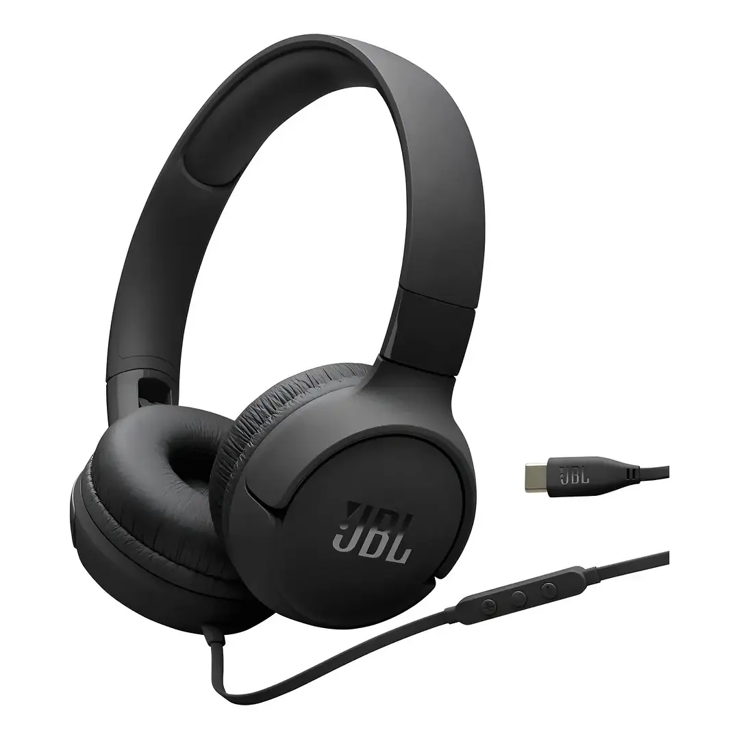 Audífonos Cableados JBL Tune 520C USB-C On-Ear Hi-Res Pure Bass con Micrófono y Control 16