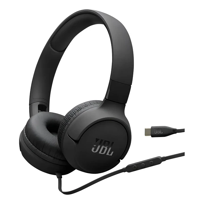 Audífonos Cableados JBL Tune 520C USB-C On-Ear Hi-Res Pure Bass con Micrófono y Control 16