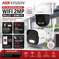 Kit de Seguridad Hikvision NKS422WBPH 2MP WiFi con Cámara Bullet, Domo PT, Audio Bidireccional y NVS de 4 Canales - Miniatura 2