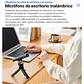 Micrófono Inalámbrico Doble 7019 USB-C con Base de Carga Reducción de Ruido con Estuche - Miniatura 7