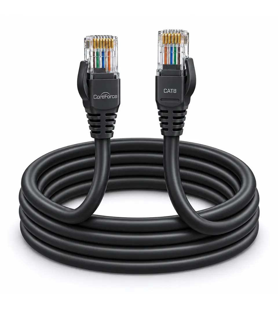Cable de Red CAT8 CoreForce RJ45 40Gbps 2000MHz Blindado 1