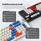Teclado Mecánico Gamer T-Wolf T70 RGB Tri Mode Hot Swap - Miniatura 5