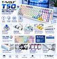Teclado Mecánico Gamer T-Wolf T50 RGB 98 Teclas Compacto - Miniatura 7