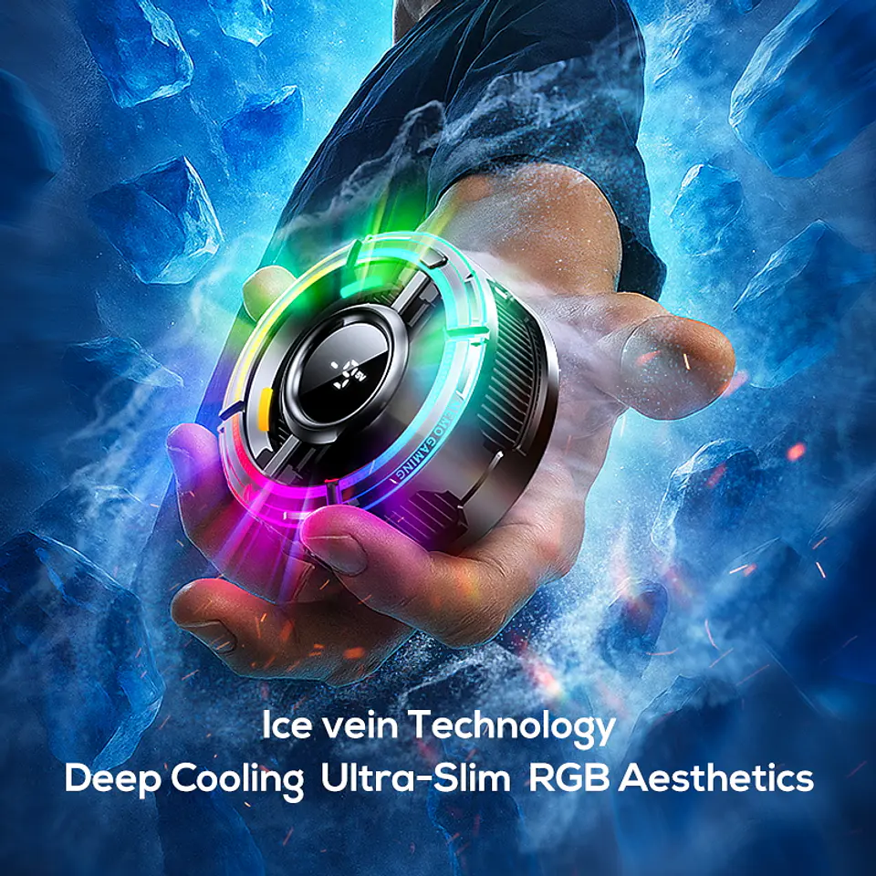 Cooler Gamer MEMO CX15 RGB 10W Magnético para Celular iPhone Android 6