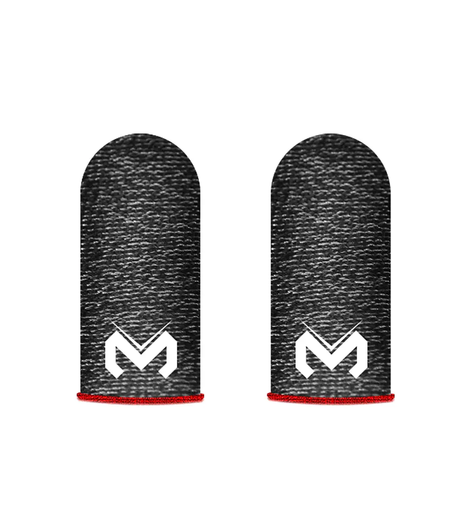 Dedales Gamer Memo FS01 Para Celular Antisudor Touchscreen Fibra Plata PUBG COD Free Fire 1