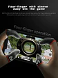 Dedales Gamer Memo FS01 Para Celular Antisudor Touchscreen Fibra Plata PUBG COD Free Fire - Miniatura 7