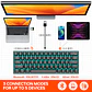 Teclado Mecánico Gamer T-WOLF T30 RGB 63 Teclas Bluetooth/USB  - Miniatura 7