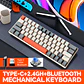 Teclado Mecánico Gamer T-WOLF T30 RGB 63 Teclas Bluetooth/USB  - Miniatura 8