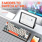 Teclado Mecánico Gamer T-WOLF T30 RGB 63 Teclas Bluetooth/USB  - Miniatura 9