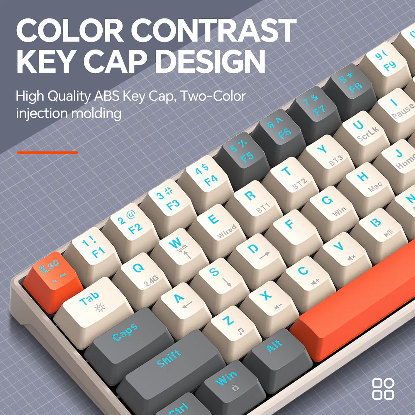 Teclado Mecánico Gamer T-WOLF T30 RGB 63 Teclas Bluetooth/USB  10