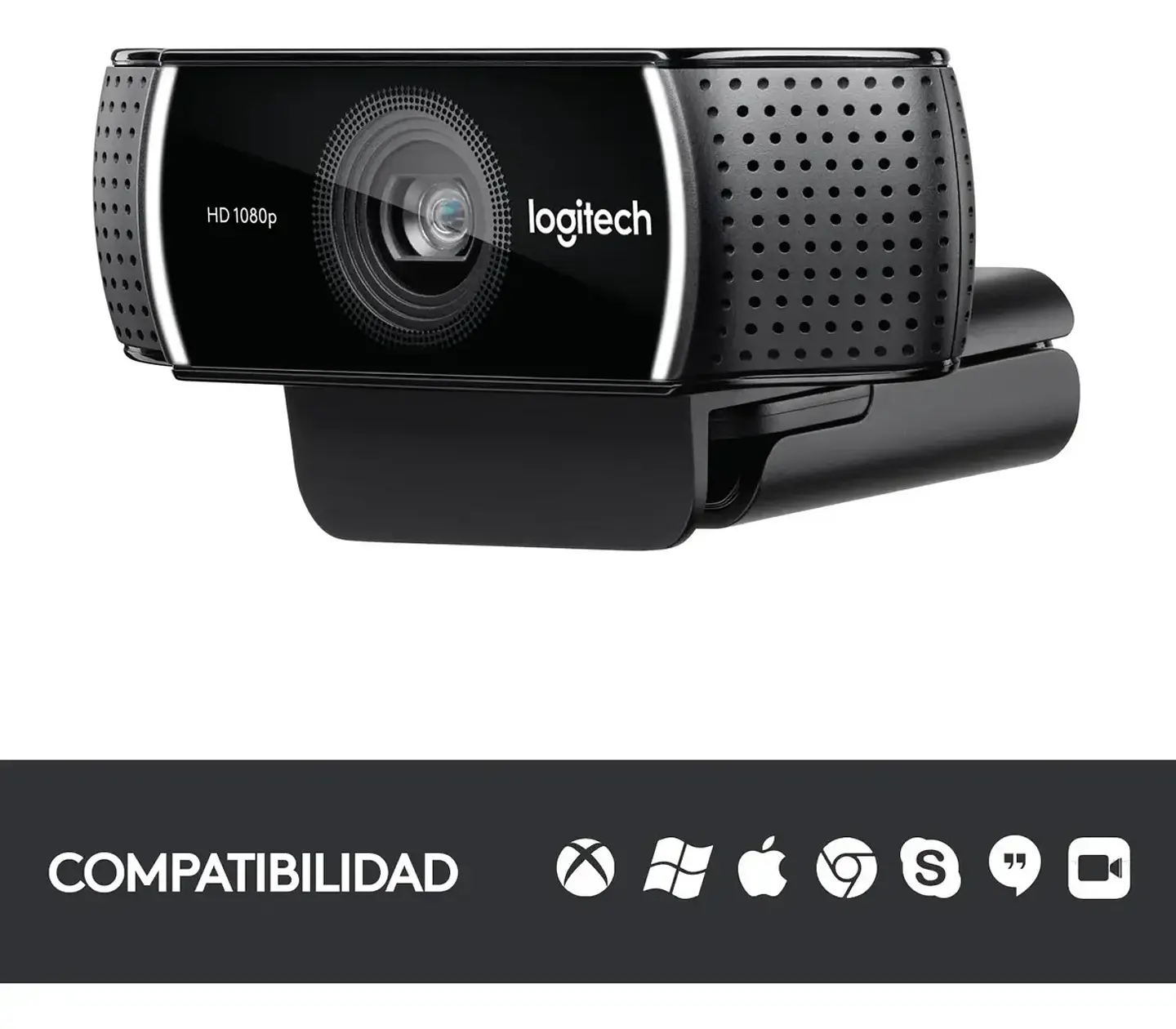 Webcam Logitech C922 Pro Stream Full HD 1080p 30FPS / 720p 60FPS + Trípode 8