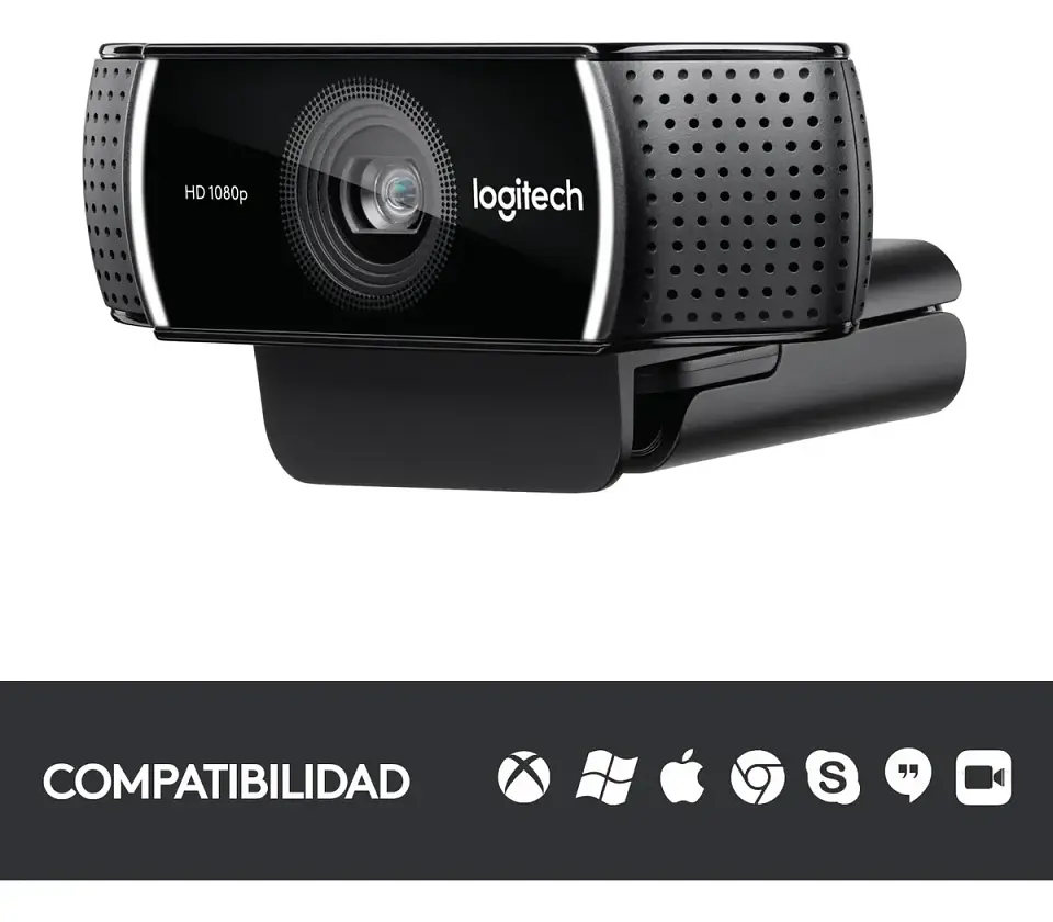 Webcam Logitech C922 Pro Stream Full HD 1080p 30FPS / 720p 60FPS + Trípode 8