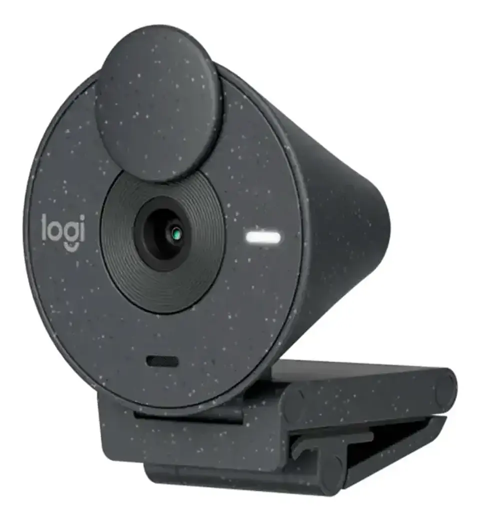 Cámara Web Logitech Brio 300 Full HD 1080p USB-C con Micrófono y Tapa de Privacidad – Grafito 2