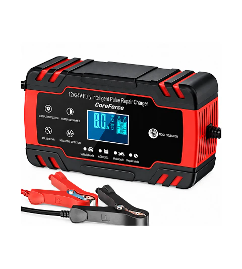 Cargador Inteligente de Baterías 12V 6A con Pantalla Digital LCD