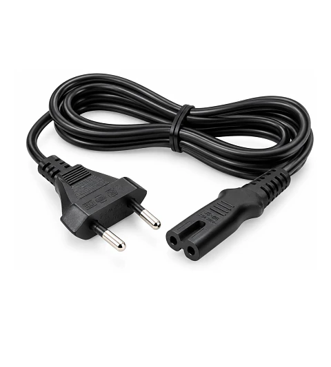 Cable de Poder Tipo 8 1,5 Metros Enchufe 2 Pines a IEC C7 Negro