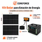 Estación de Energía Portátil CoreForce VoltStation 1200 1152Wh LiFePO4 + 2 panel solares 100W - Miniatura 3
