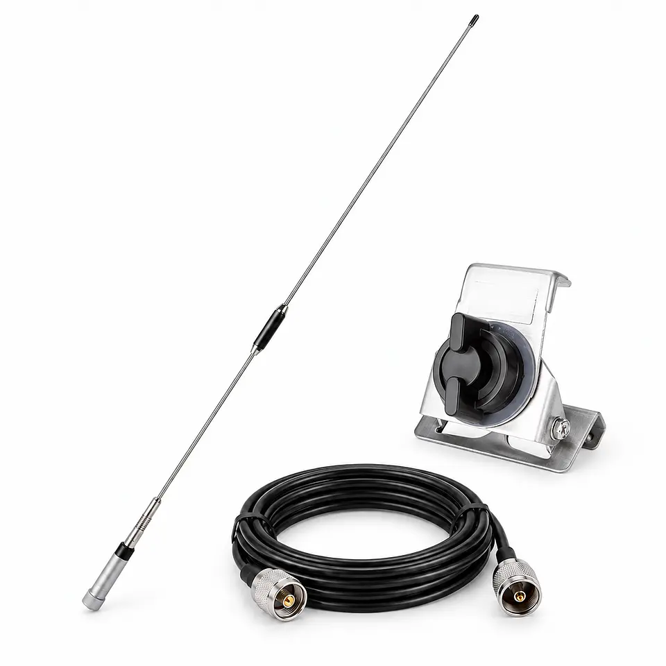 Kit Antena QYT 7900D VHF/UHF + Base K33 + Cable de 3 metros 1