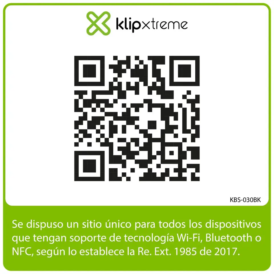 Parlante Bluetooth Klip Xtreme GrooveSplash KBS-030 6W IPX7 con TWS 10