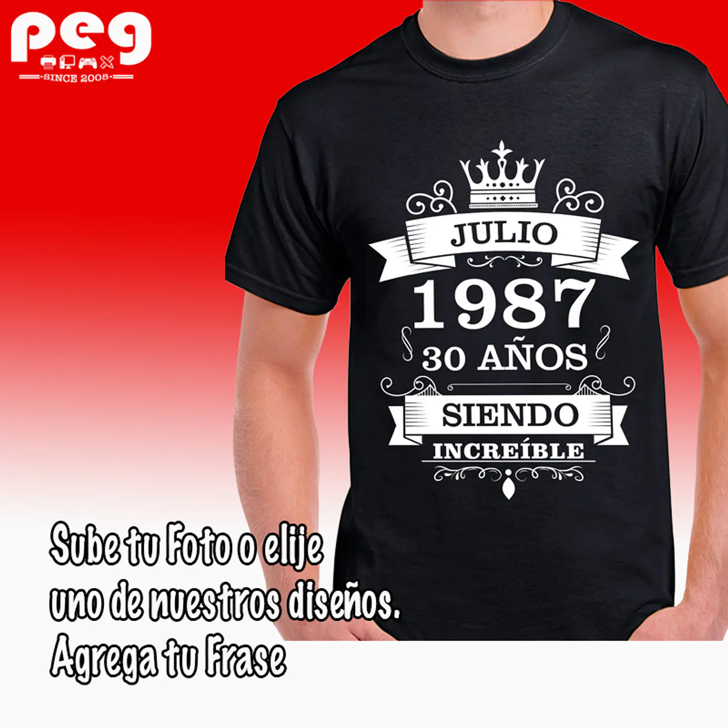 POLERA PERSONALIZADA NEGRA 1