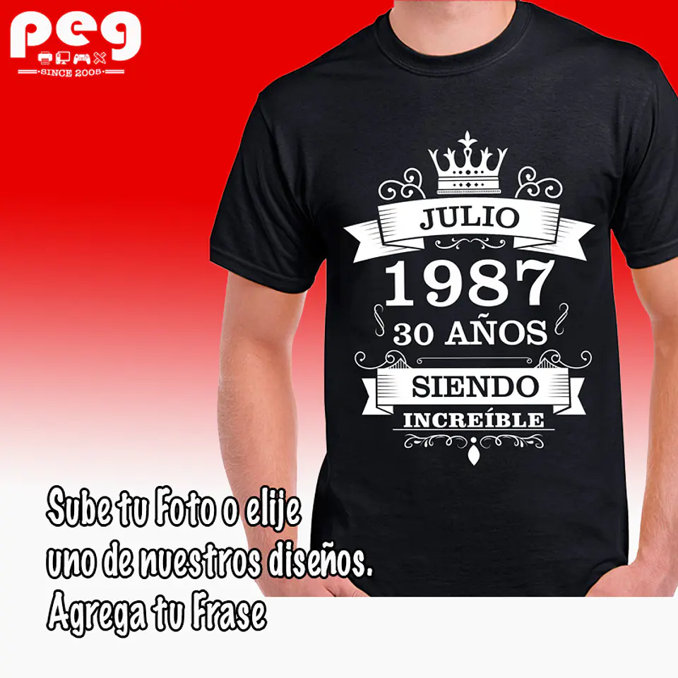 POLERA PERSONALIZADA NEGRA 1