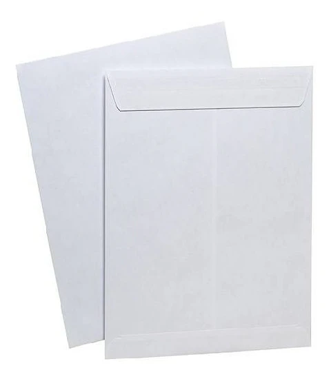 SOBRE TAMAÑO CARTA BLANCO