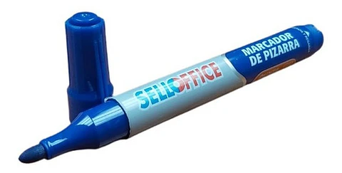 MARCADOR PIZARRA AZUL SELLOFFICE