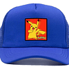 Jockey Azul Fc Personalizado Pokemon Pikachu Gorro Gorra