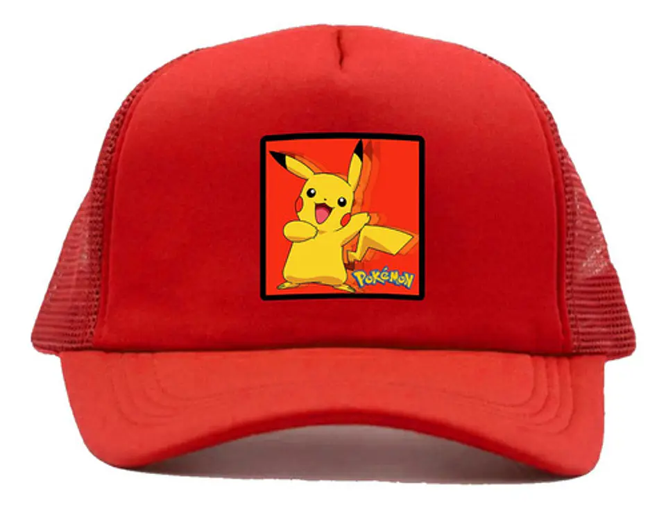 Jockey Azul Fc Personalizado Pokemon Pikachu Gorro Gorra 2