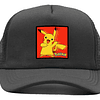 Jockey Negro Fc Personalizado Pokemon Pikachu Gorro Gorra