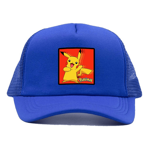 Jockey Negro Fc Personalizado Pokemon Pikachu Gorro Gorra